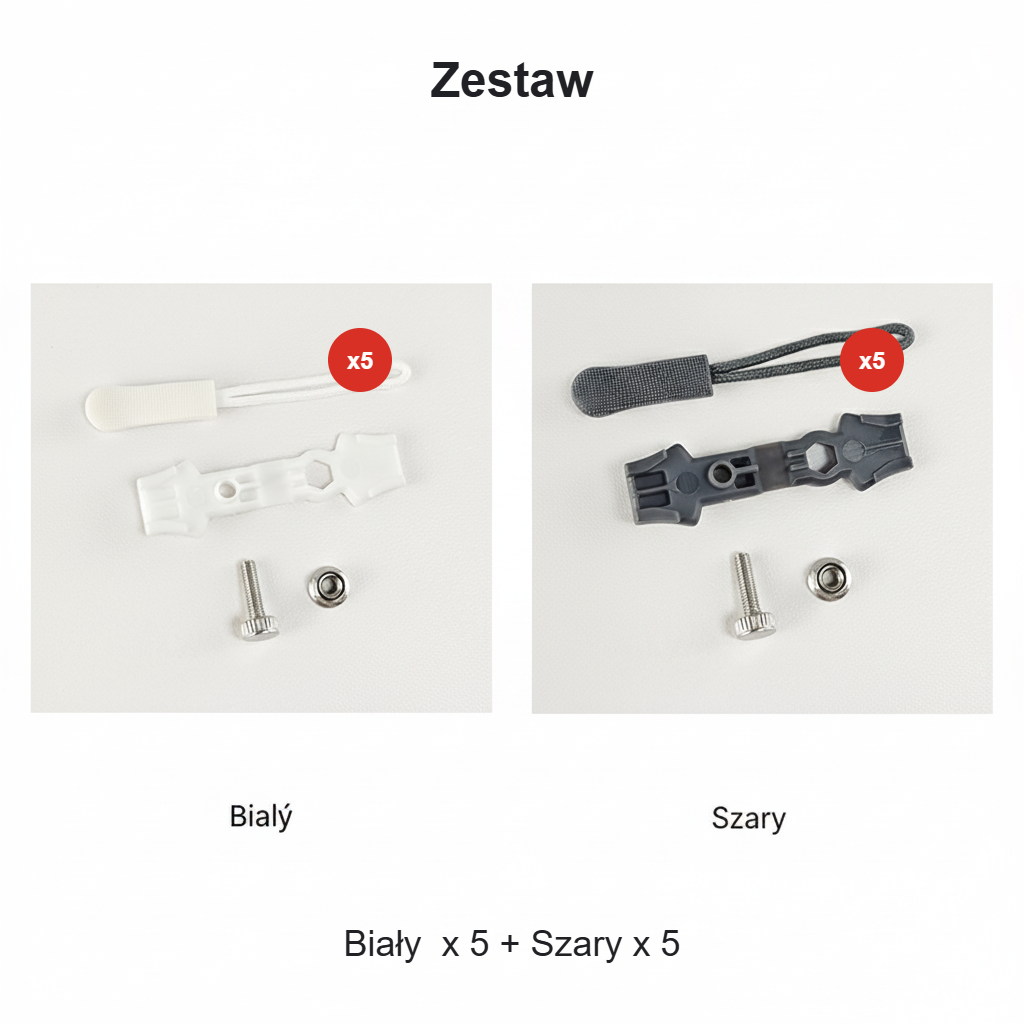 💥 Kup więcej, otrzymaj więcej gratis! 🔧 Uniwersalny zestaw do naprawy zamków błyskawicznych
