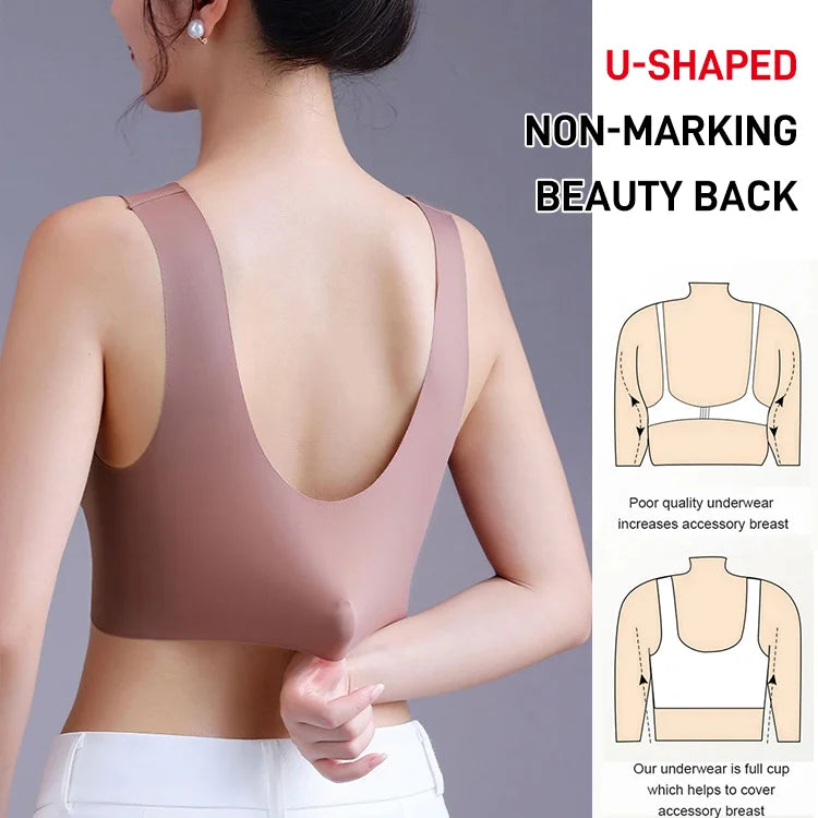 👙 Super patogi ir minkšta moteriška nėriniuota liemenėlė be plieninio žiedo【✨1 + 1 nemokamai】-LT