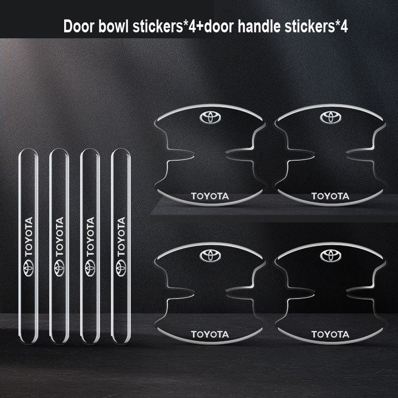 Sutirštinti automobilio durelių klijai su logotipu ✨8 vnt.✨--LT