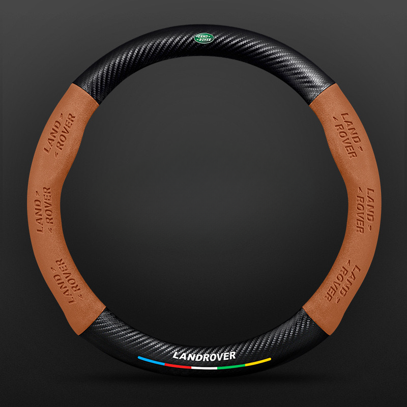 „TrackVibe“ | Juodas anglies pluošto zomšos vairo užvalkalas – neslystantis ir atsparus dilimui-LT