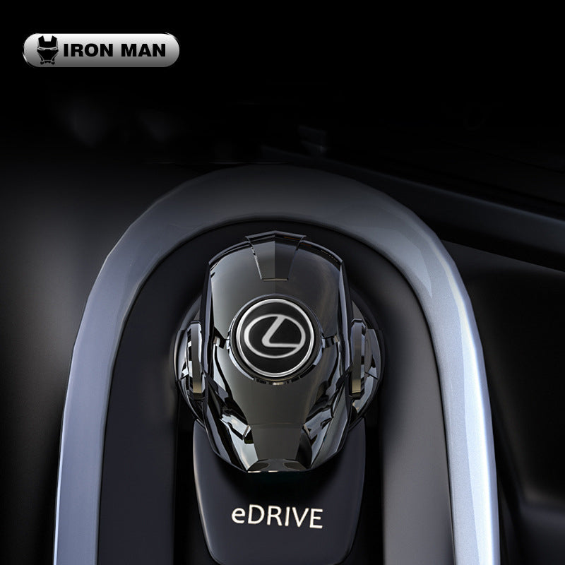 „Iron Man“ automobilio užvedimo mygtuko apsauginis dangtelis-LT