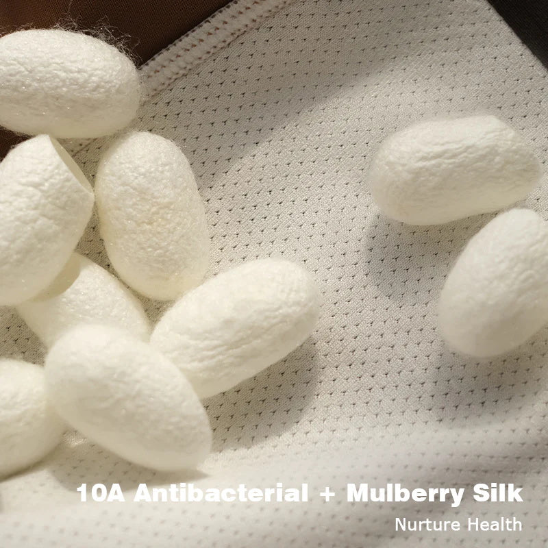 (3 τεμ.) Ανδρικά εσώρουχα Elegant Ice Silk από την Mulberry Silk με αντιμικροβιακή προστέρων-GR