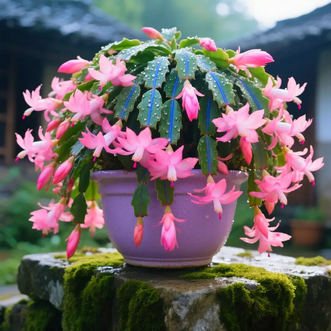 🦀Mieszane kolory cebul Schlumbergera – łatwe w pielęgnacji kwiaty w każdym odcieniu, nawet zimą ❄️🌈