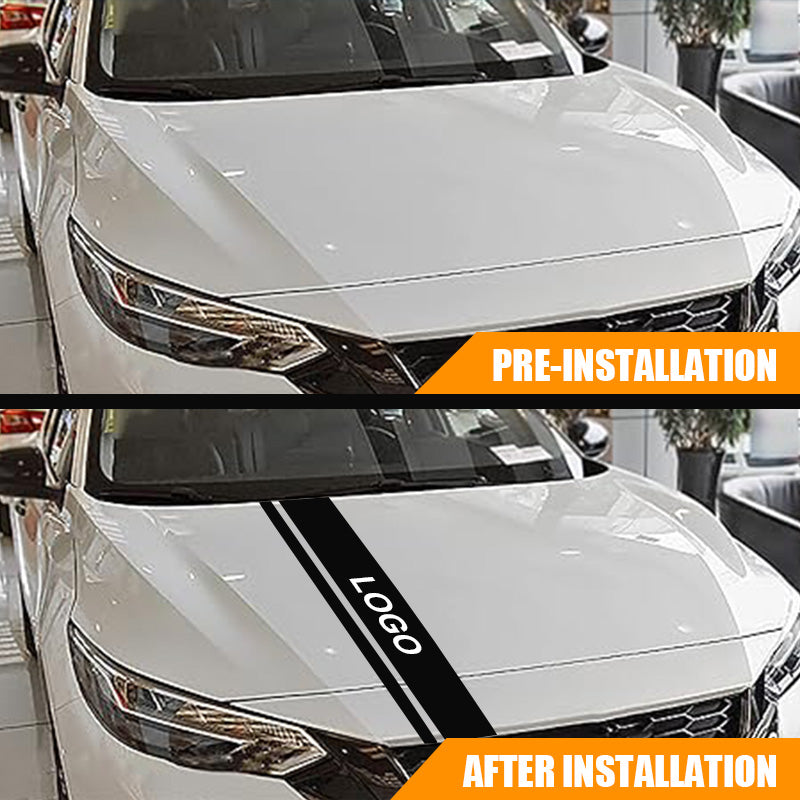 Automobilio lipdukai variklio dangčiui papuošti (2 lapai)-LT