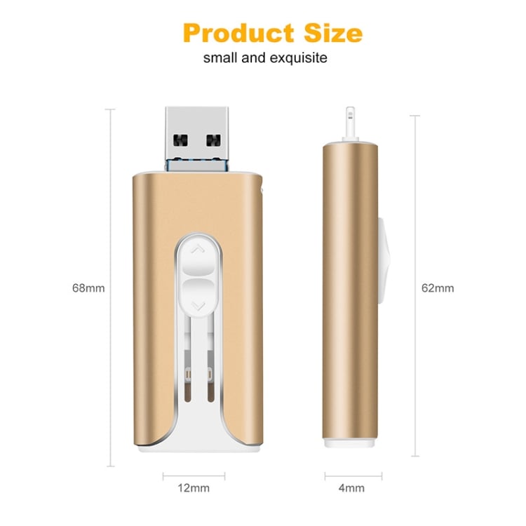 32~256GB Micro USB + 8 kontaktų + USB 3.0 4 viename mobiliojo telefono, kompiuterio USB diskas-LT