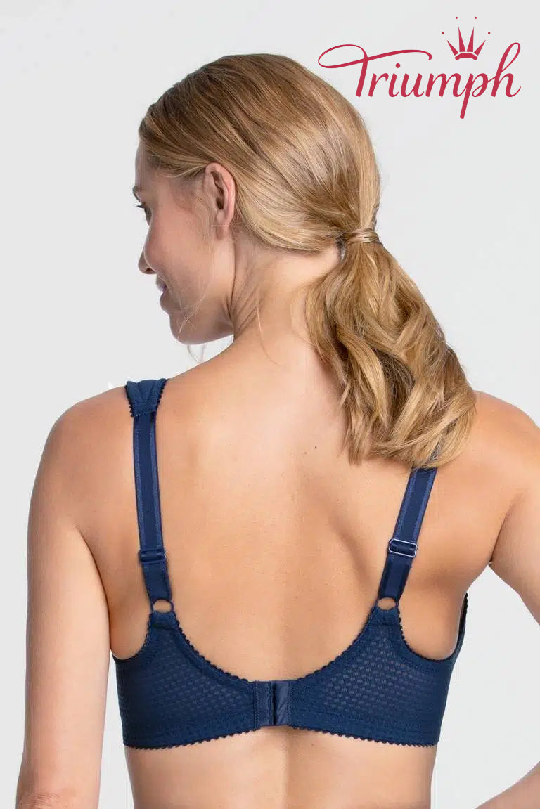 💖Triumph® 3 dalių rinkinys ✨Patogi medvilninė liemenėlė su taškeliais-LT