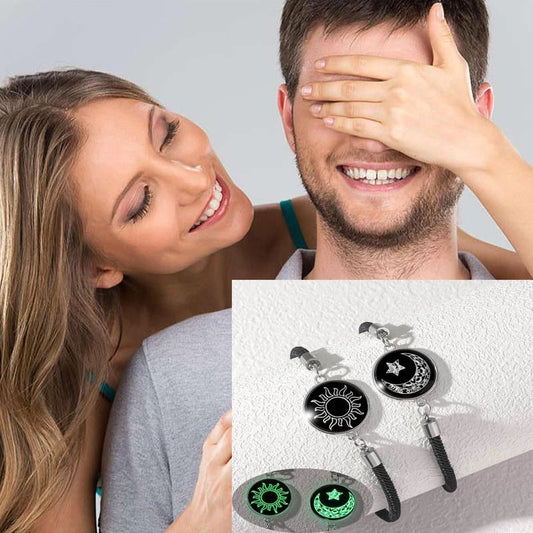 Saulė ir Mėnulis – viena siela. 💞 Apyrankės poroms, kurios bendrauja nepaisant atstumo-LT