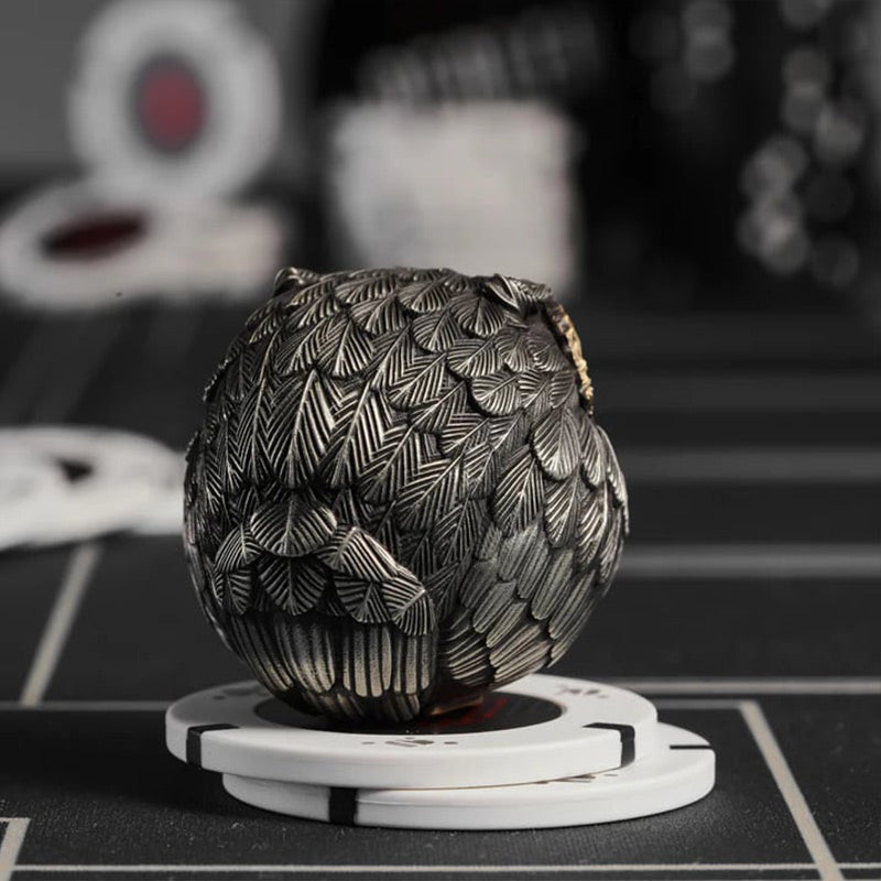 🦉Realistinė laimingos pelėdos sargo figūrėlė-LT