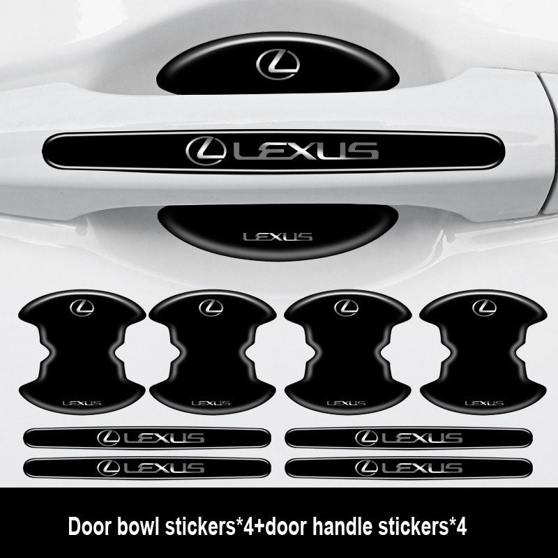 Sutirštinti automobilio durelių klijai su logotipu ✨8 vnt.✨--LT