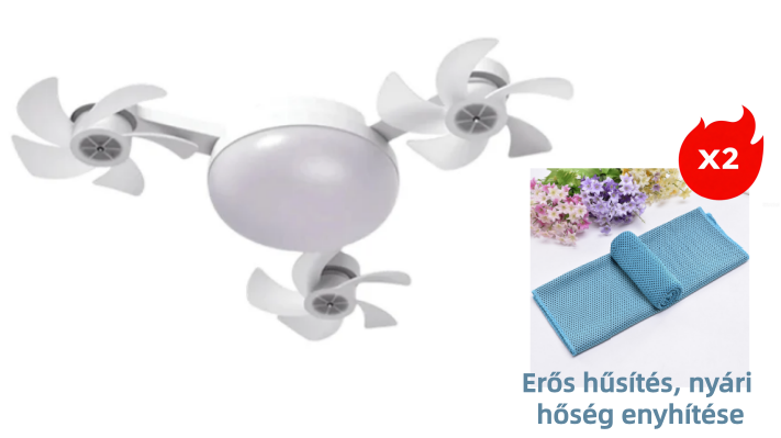 💡 Ciesz się chłodnym komfortem i delikatnym światłem – Nowoczesny wentylator sufitowy LED z pilotem – Za pobraniem 🌀