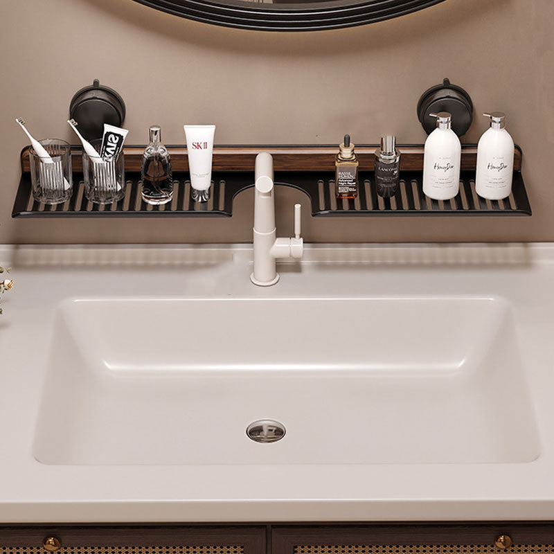 Aliuminio maišytuvo laikiklis iš riešutmedžio be gręžimo: tuščiaviduris drenažas, tvirtas ir patvarus-LT