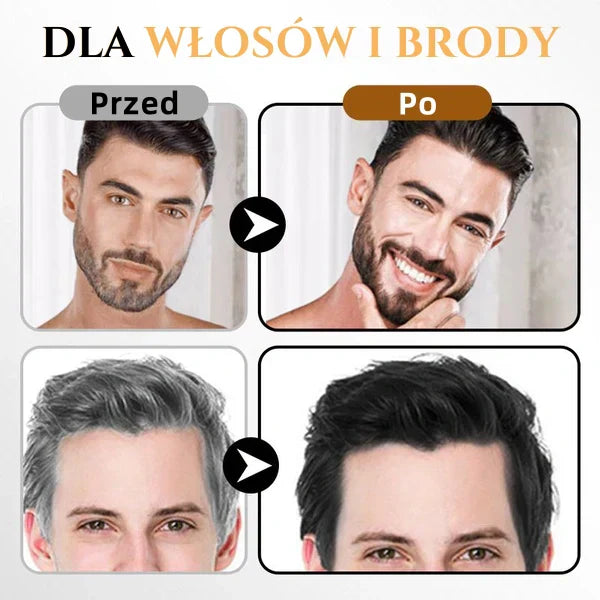 Σαμπουάν με Άμεσο Χρωματικό Εφέ - Γενειάδα και Μαλλιά-GR