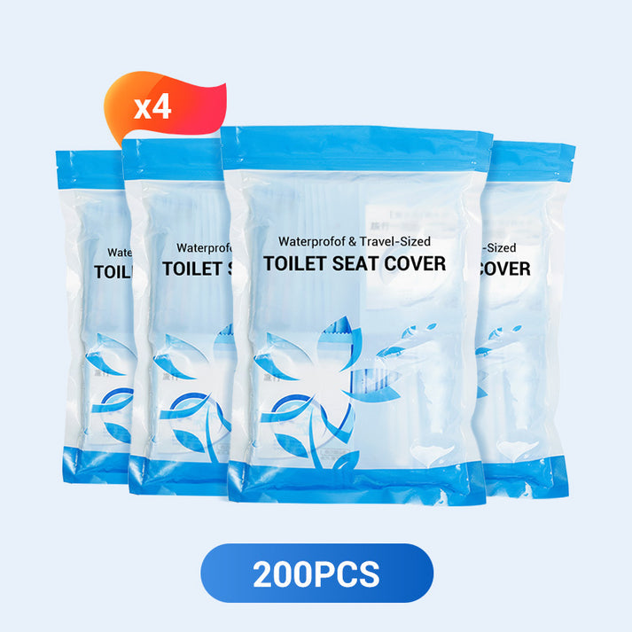 🛡️ Jūsų sveikatai! 🌿 Biologiškai skaidoma vienkartinė plastikinė klozeto dangčio apsauga 🥰-LT