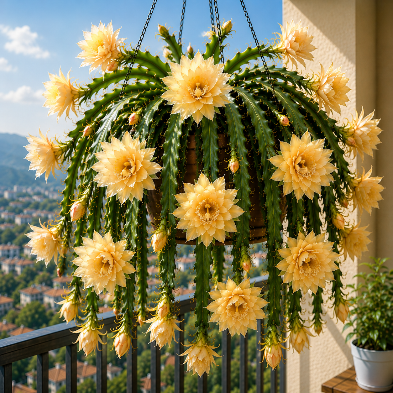 💫 Rzadki kaktus storczykowy Epiphyllum 🌸 Rzadki kwiat, który każdy chce podziwiać