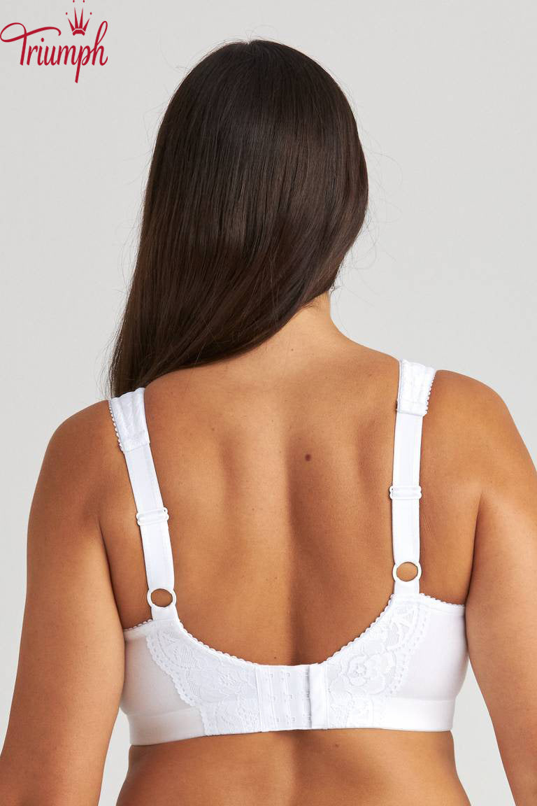 Triumph - (4 vnt. pakuotė) medvilninė liemenėlė be lankelių--LT