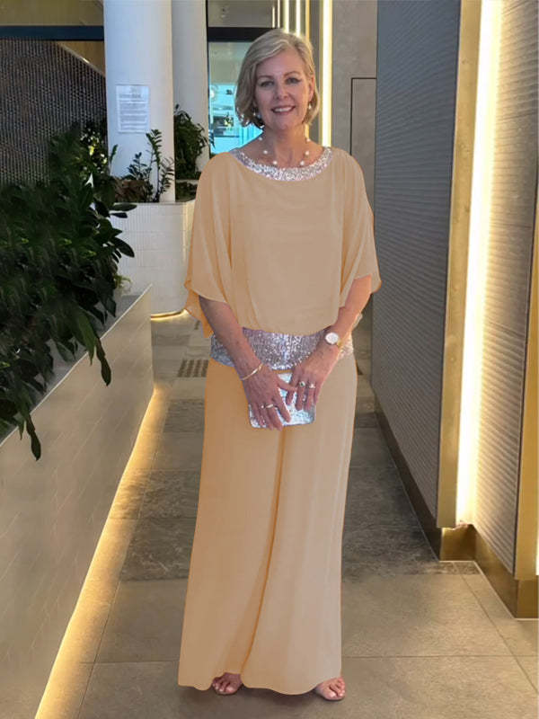 Elegantný kombinovaný farebný blok s lentejuelas-TAB