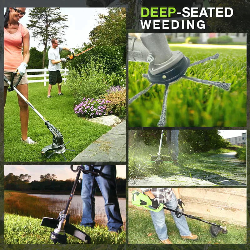 🌱 Κεφαλή για κοπή χόρτου από ατσάλινο σύρμα 