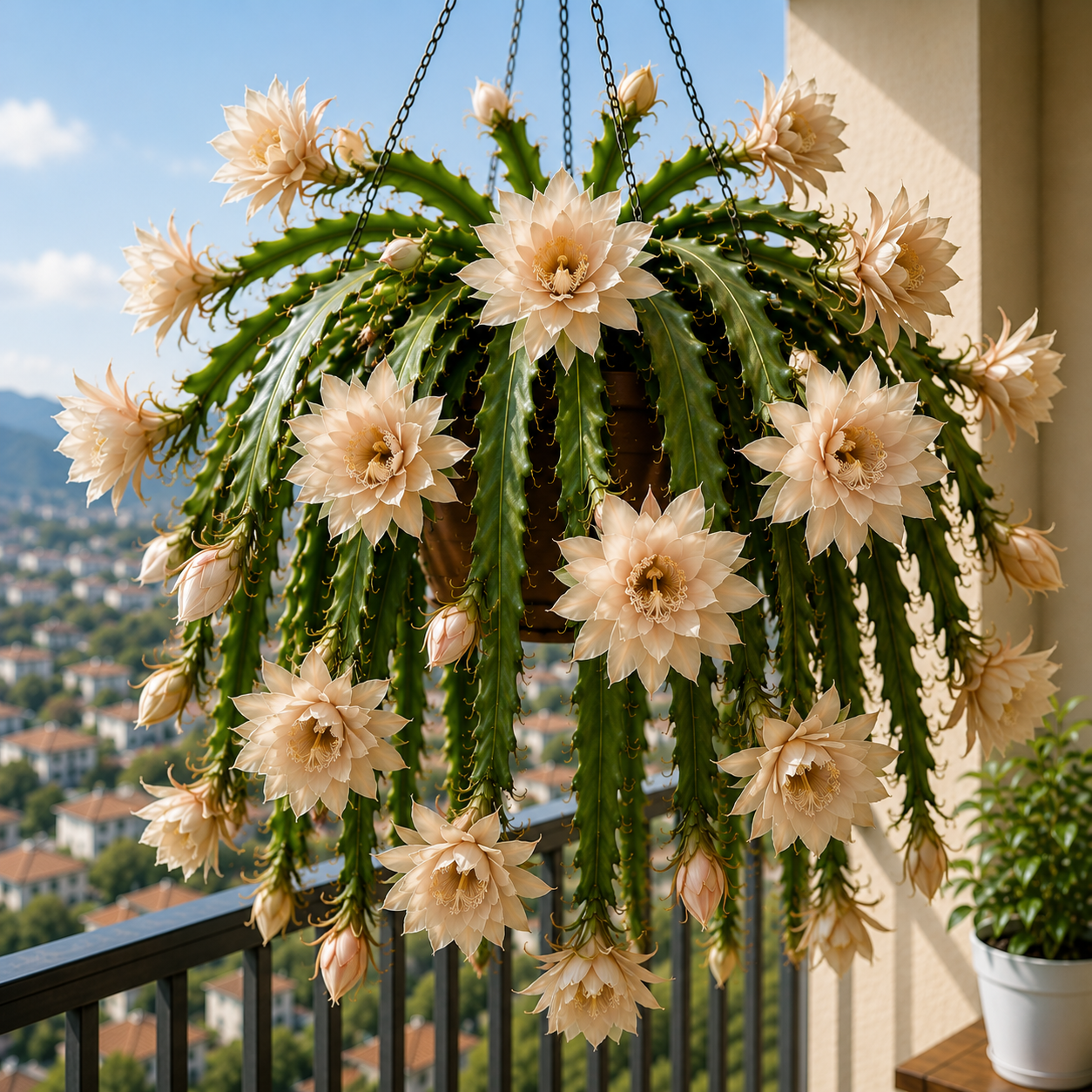 💫 Rzadki kaktus storczykowy Epiphyllum 🌸 Rzadki kwiat, który każdy chce podziwiać