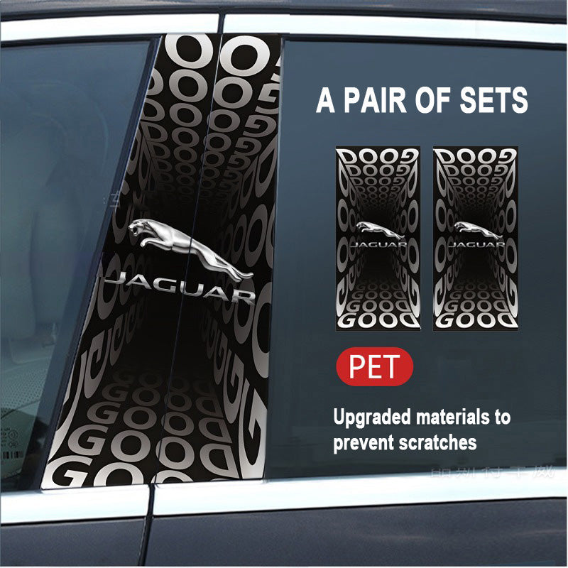 🔥Išpardavimas🔥2025 m. automobilio „Creative“ B statramsčio modifikavimo HD apsauginė plėvelė (2 vnt.)-LT