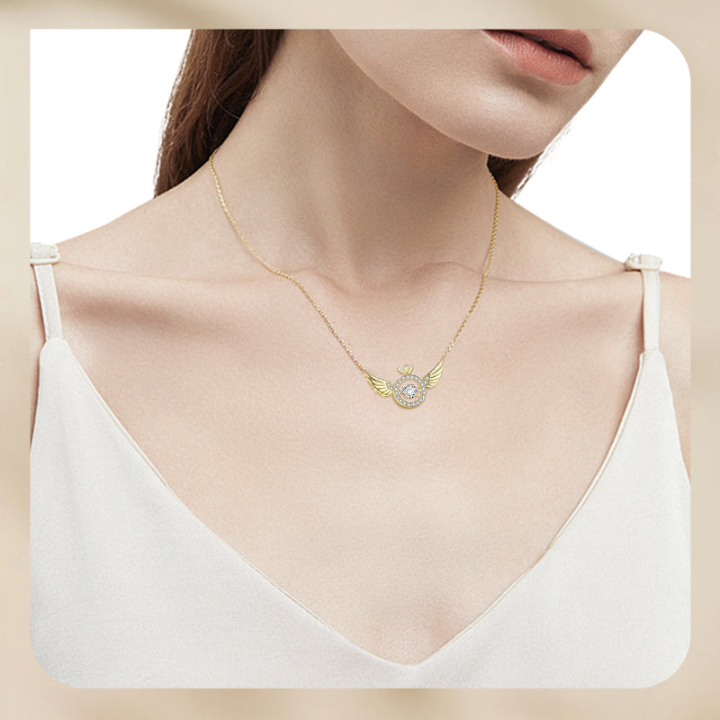 👼Vėrinys su angelo sparnais-LT