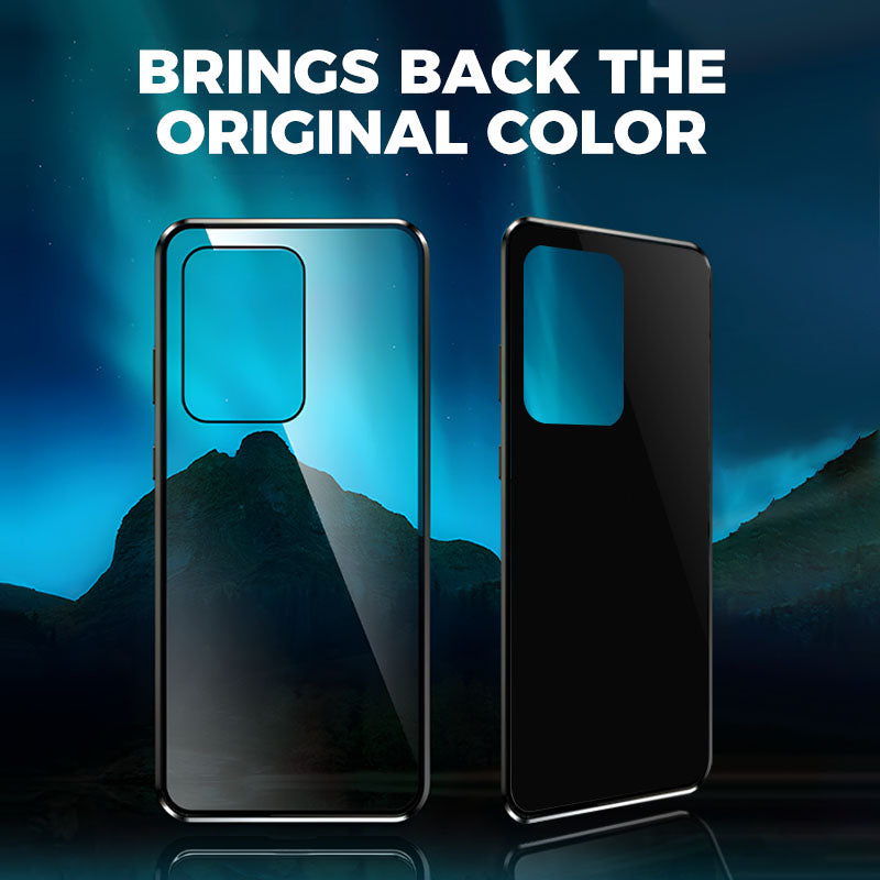 💥Dvipusis grūdinto stiklo magnetinis dėklas, skirtas „Samsung S23-S25“ serijos telefonams-LT