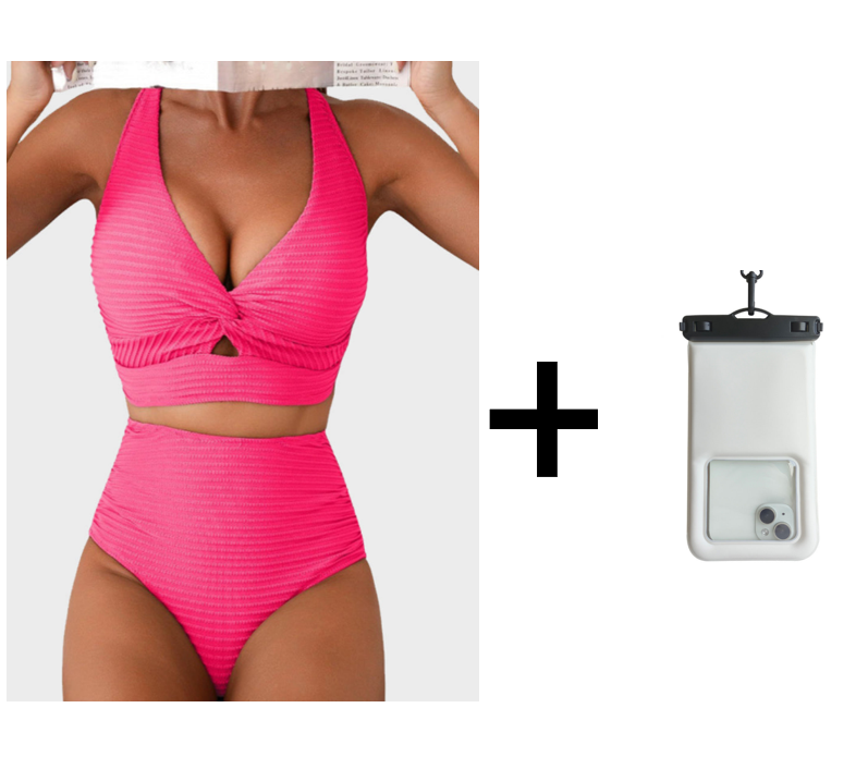 👙Σετ μπικίνι με ψηλή μέση-GR