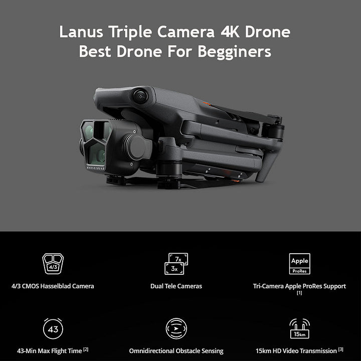 ❄🎄Oferta specjalna na rok 2025⛄🔔 Dron z kamerą 4K dla dorosłych, quadrocopter HS175D RC z automatycznym powrotem, funkcją Follow Me, silnikiem bezszczotkowym, lotem okrężnym, punktami trasy, utrzymywaniem wysokości, trybem bezgłowym, 28 minutami lotu! !
