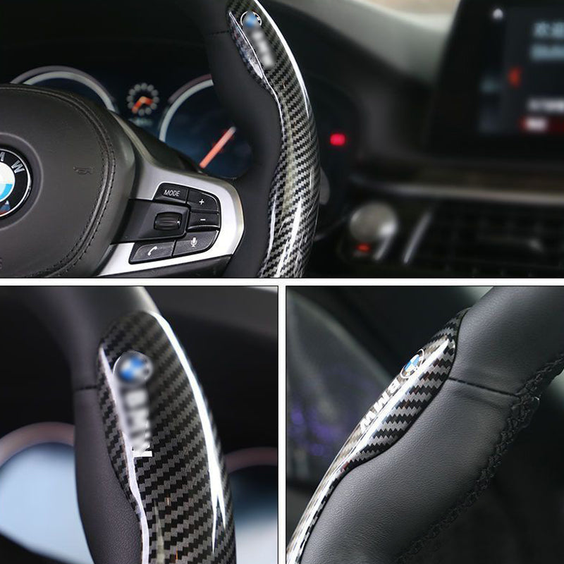 🔥Νέο κάλυμμα τιμονιού από ανθρακονήματα γενικής χρήσης (2 τεμάχια)❗Ταιριάζει σε όλα τα μοντέλα-GR