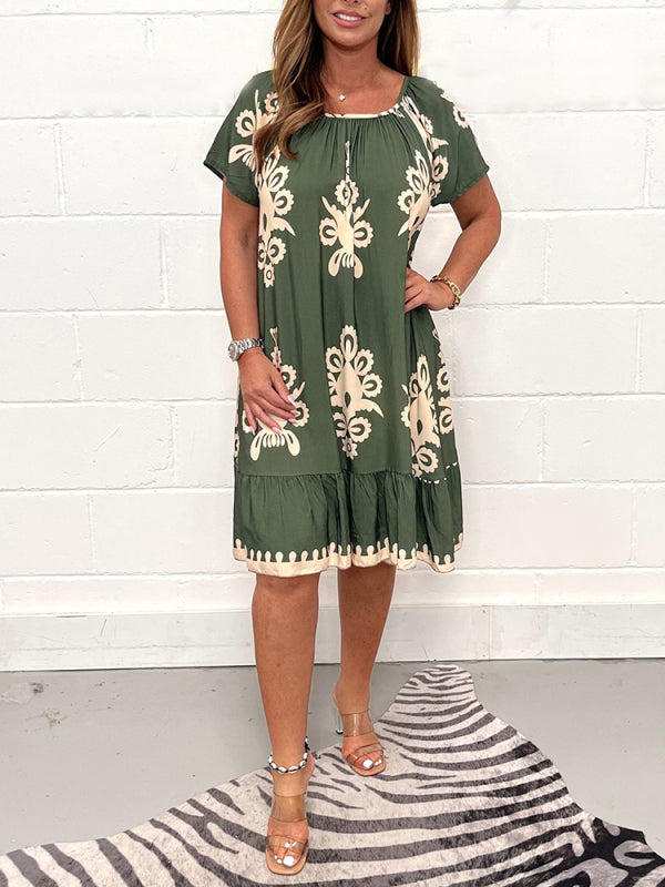 💃Geometrické šaty so štvorcovým výstrihom💟