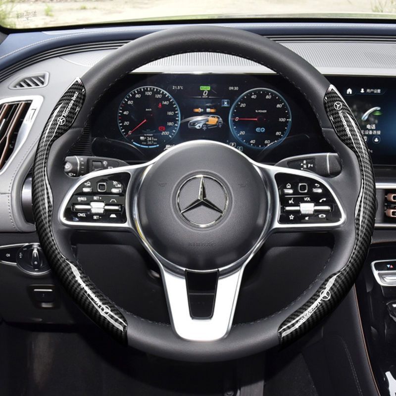 🔥Νέο κάλυμμα τιμονιού από ανθρακονήματα γενικής χρήσης (2 τεμάχια)❗Ταιριάζει σε όλα τα μοντέλα-GR