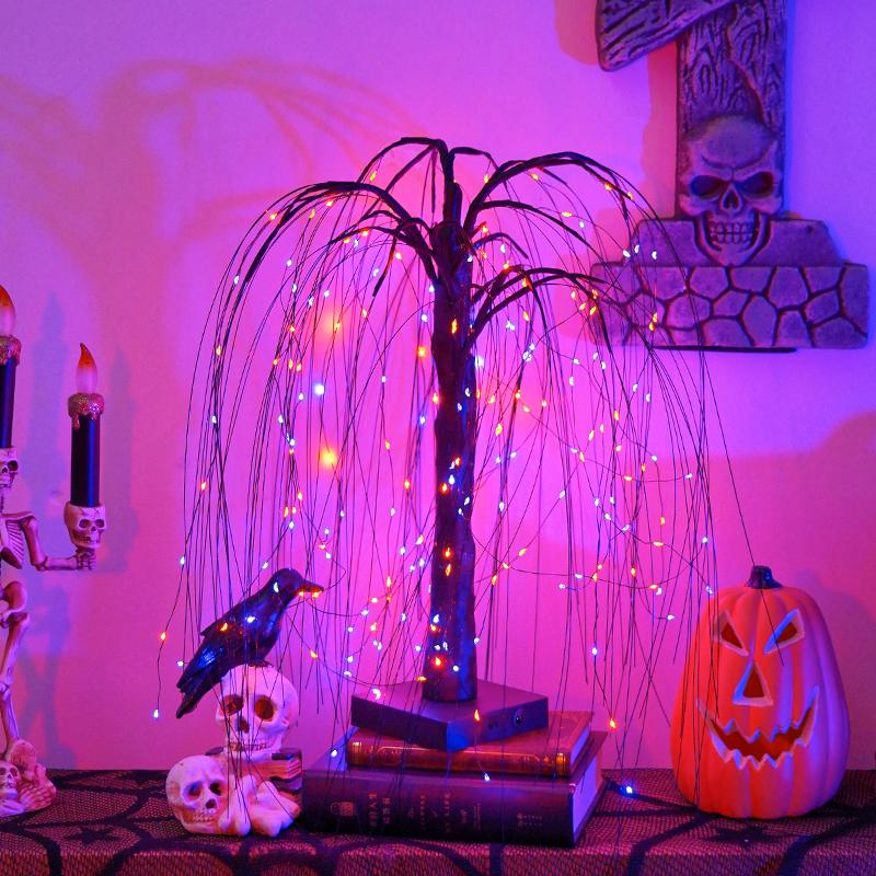 🎃✨Wyprzedaż Early Bird: 50% zniżki🔥Światła na choinkę Halloween