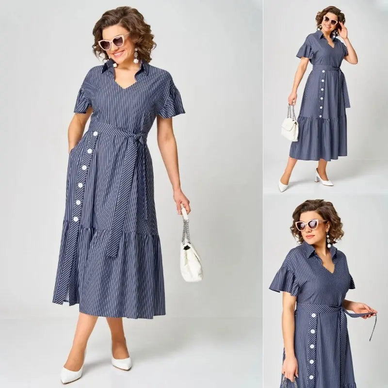 Nový štýl 2025 💖[S~5XL]Elegantné a módne šaty-SK