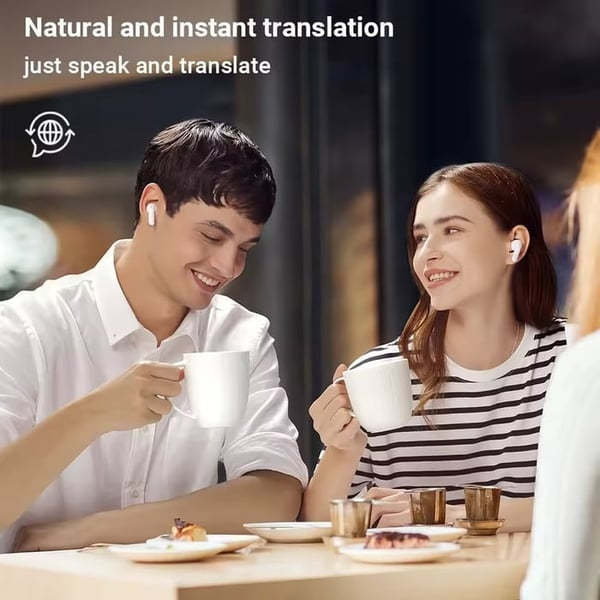 🏆Best Seller Νο. 1 ⏰ Τελευταία μέρα 💎 Ασύρματα ακουστικά OWS Bluetooth 5.4 με μετάφραση AI (για iOS και Android)-GR