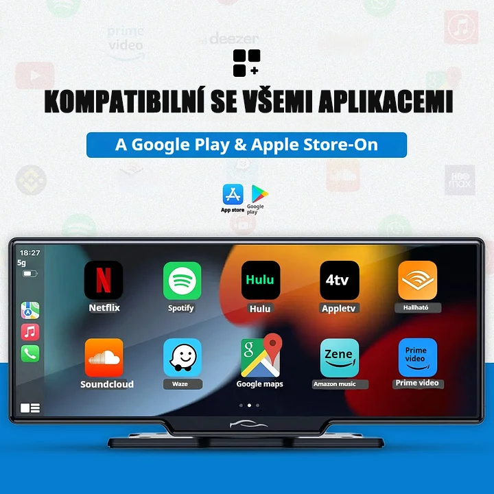 Automobilio planšetinio kompiuterio išmanioji garso ir vaizdo sistema (Pro MaxTM modelis 2025).-LT