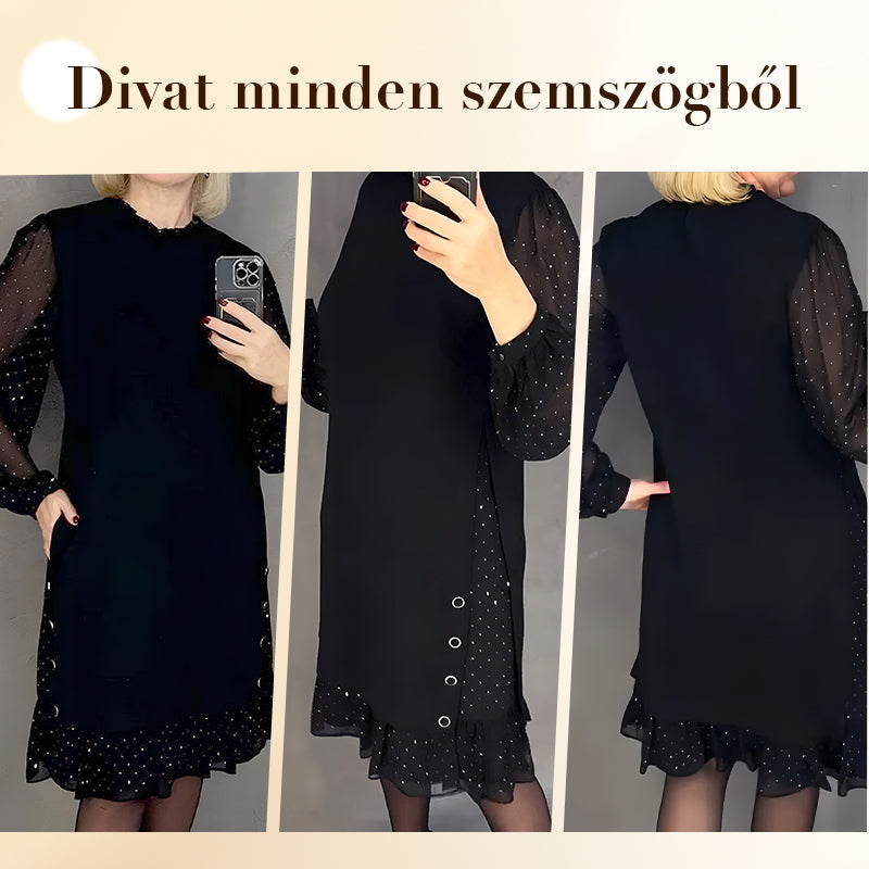👗【M-3XL】Jesenné a zimné módne šaty-GR 