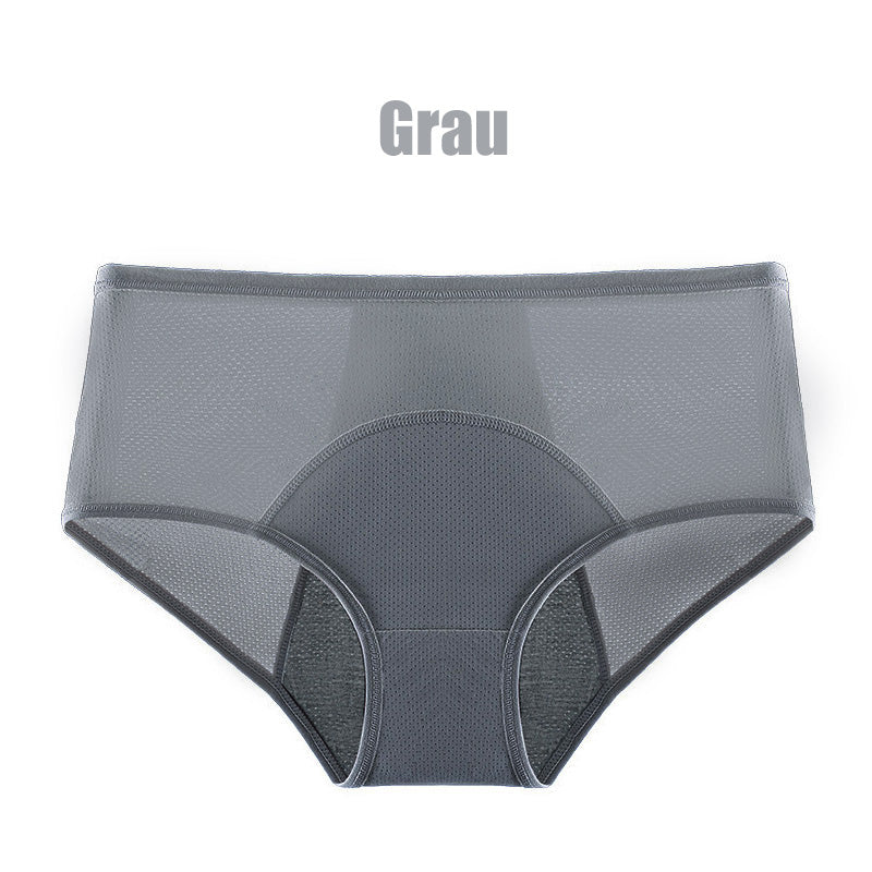 (L-8XL)🌸Αγοράστε 2 και πάρτε 1 δωρεάν🔥Γυναικεία εσώρουχα υψηλής μέσης με απόδειξη διαρροής👙-GR