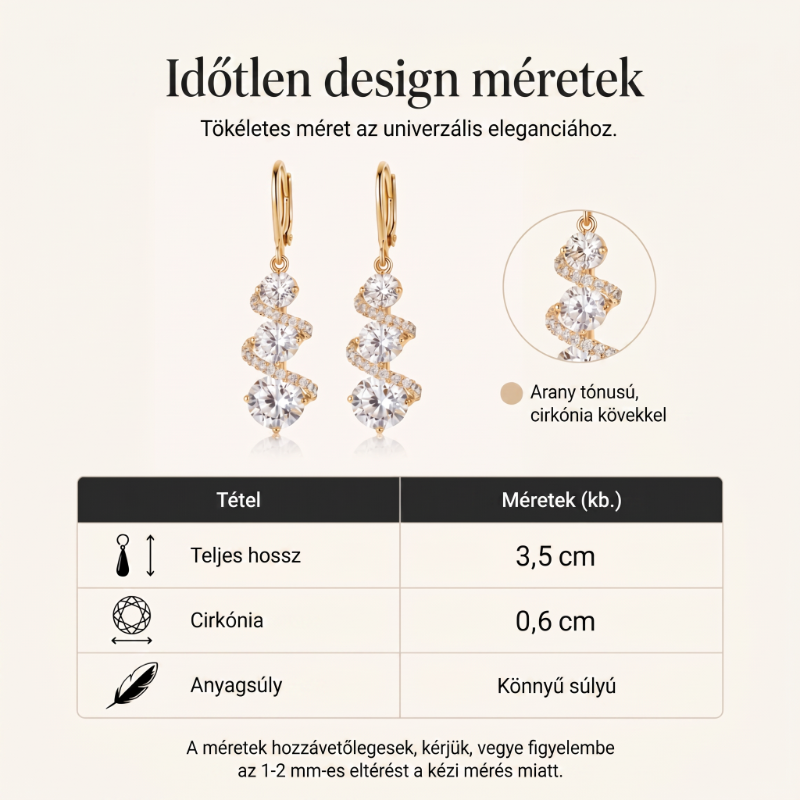 💎👗 Asymetryczne spiralne i wiszące kolczyki ✨