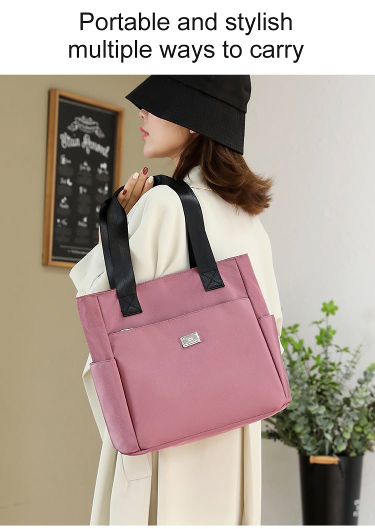 🔥Wodoodporna nylonowa torba na ramię o dużej pojemności i wielu kieszeniach👜