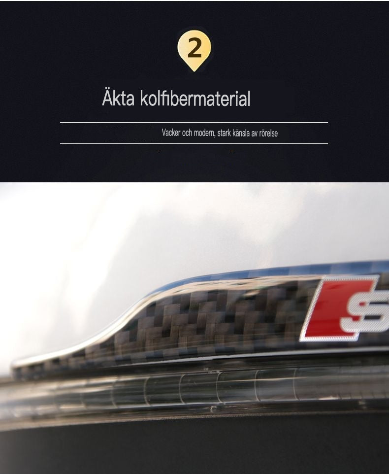 Anglies pluošto veidrodėlio lipdukas su apsauga nuo smūgių ir logotipu-LT