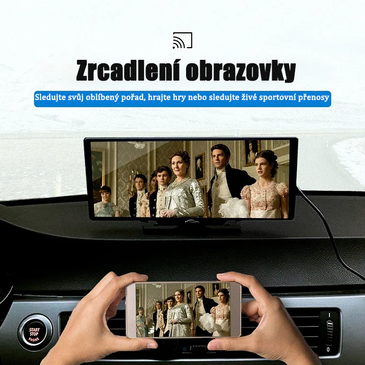 Automobilio planšetinio kompiuterio išmanioji garso ir vaizdo sistema (Pro MaxTM modelis 2025).-LT