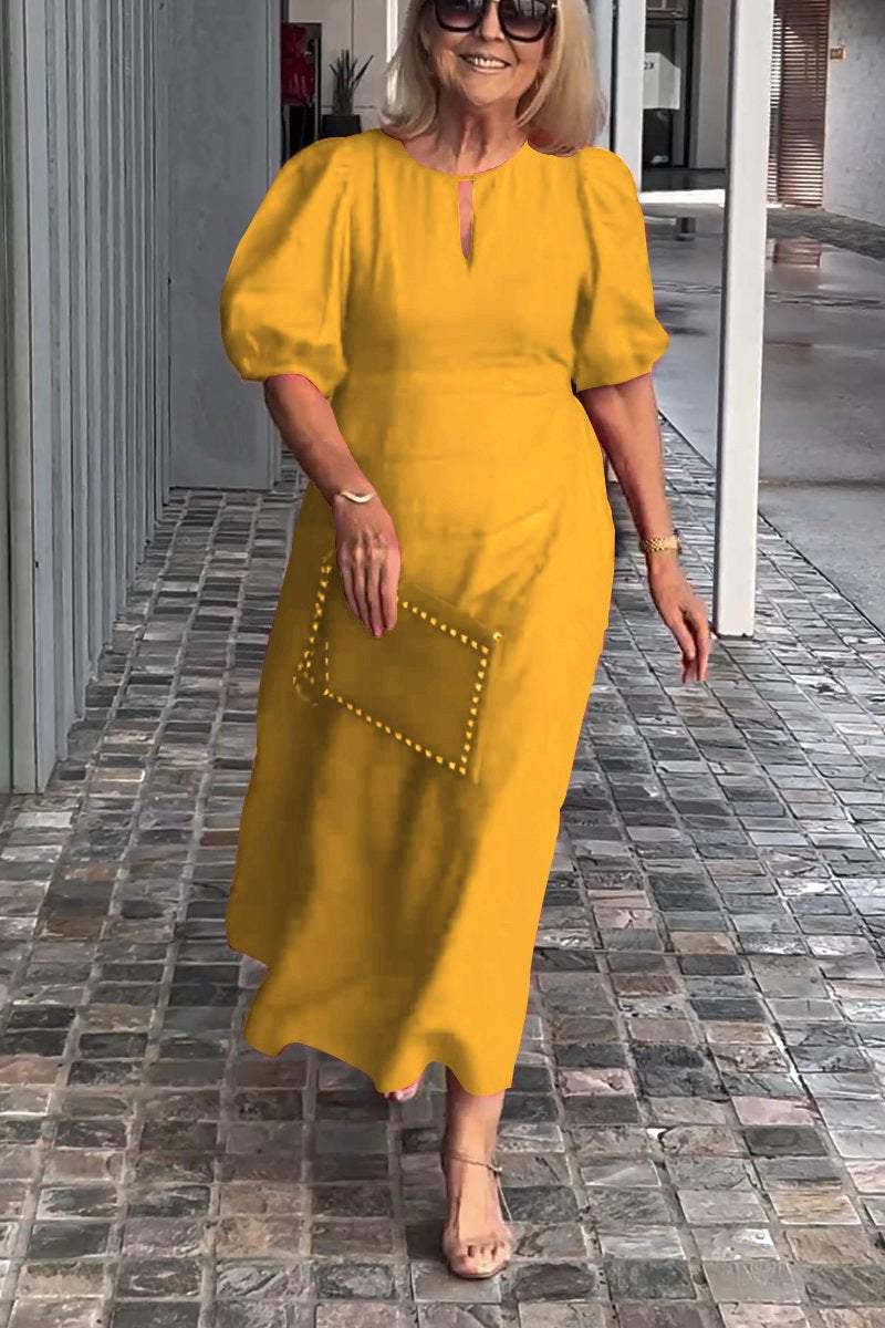 🎉Jednofarebné bavlnené a vlnené šaty 