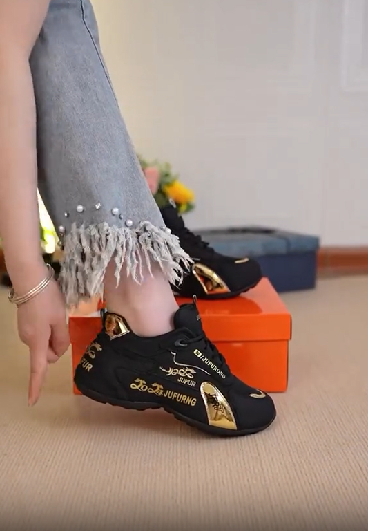 Madingi moteriški kasdieniai patogūs sportiniai bateliai, kurie padidina ūgį-LT