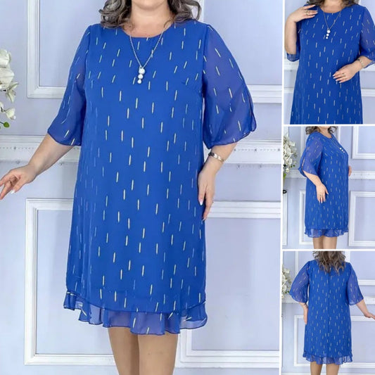 Laisvos, lengvos, elegantiškos ir žavios raštuotos suknelės-LT