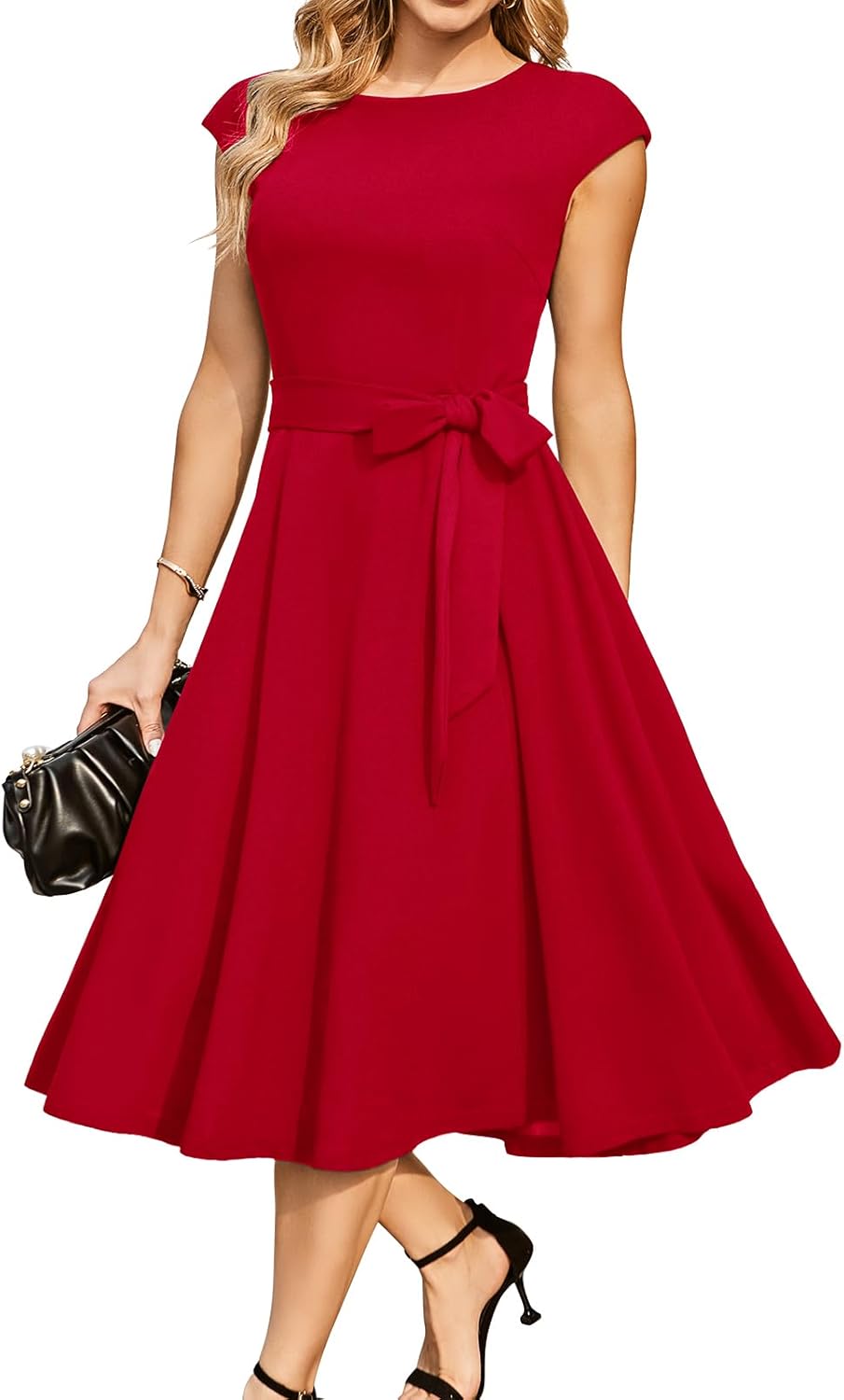 Koktajl obleke DRESSTELLS za ženske, svečane poročne obleke, skromne plesne obleke za cerkveni sprejem leta 2025-SI