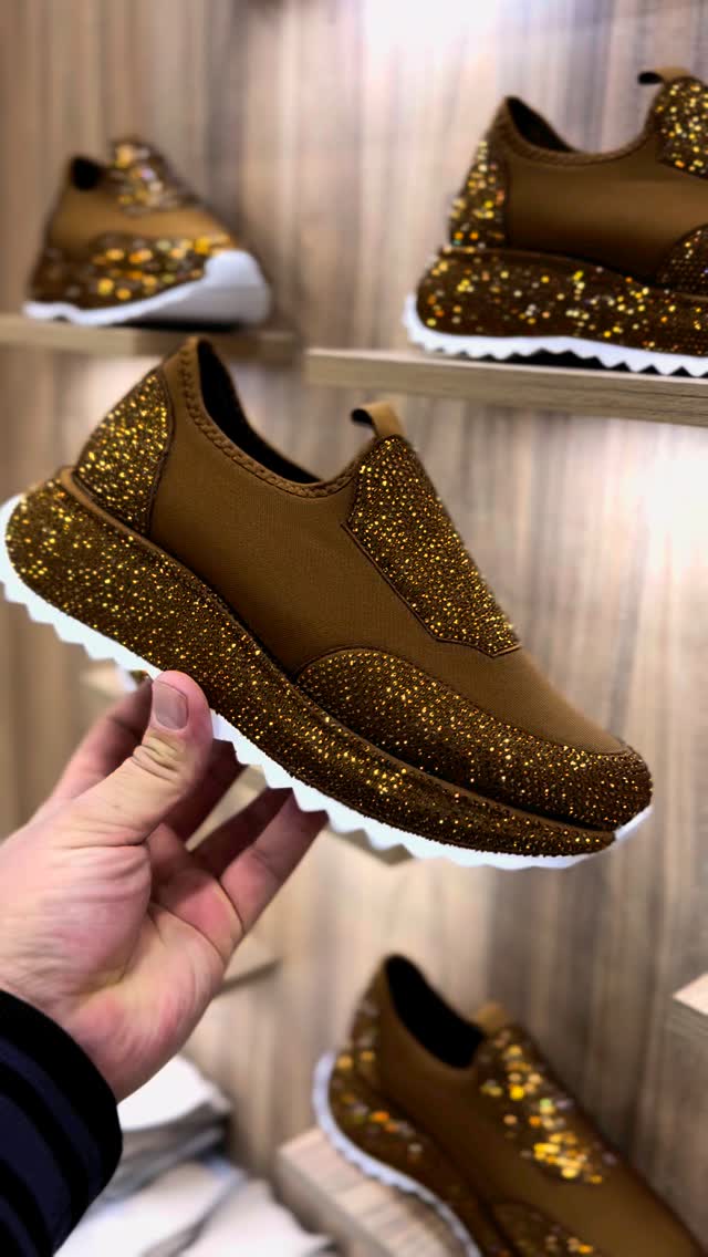 Madingi, kasdieniai sportbačiai su kristalais-LT