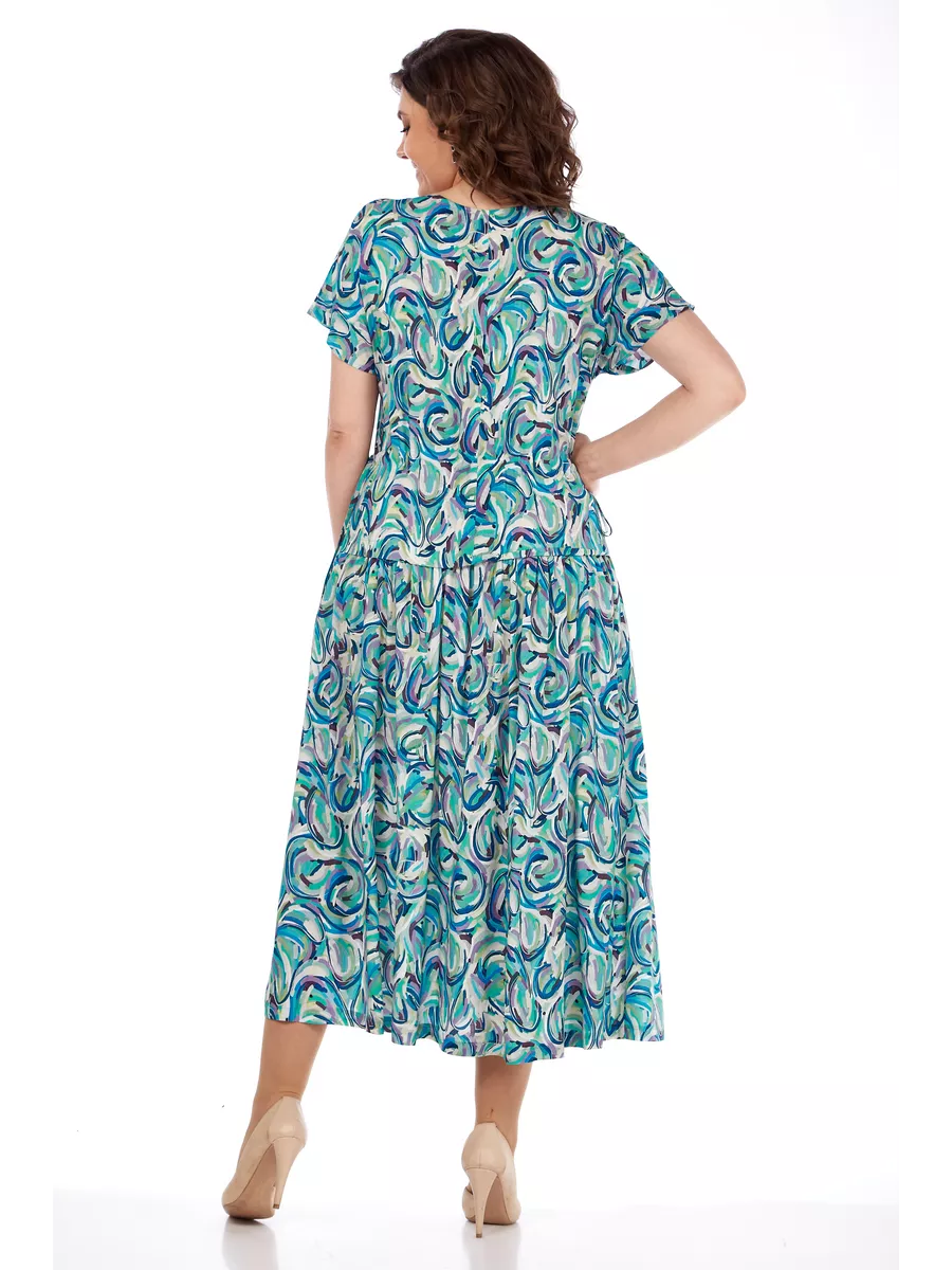 🔥Καλύτερες προσφορές🔥🌺Καλοκαιρινό φόρεμα σιφόν με στάμπα👗-GR