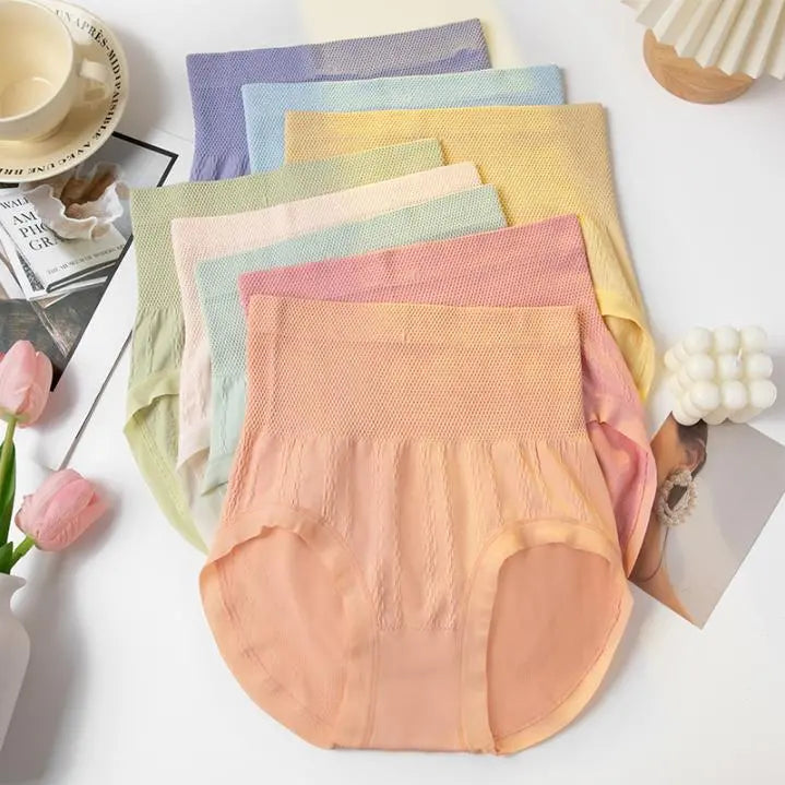 🔥🩲(7 vnt.) Paskutinė diena - 50% nuolaida - Antibakterinės kelnaitės aukštu juosmeniu pilvuką kontroliuojančiai-LT