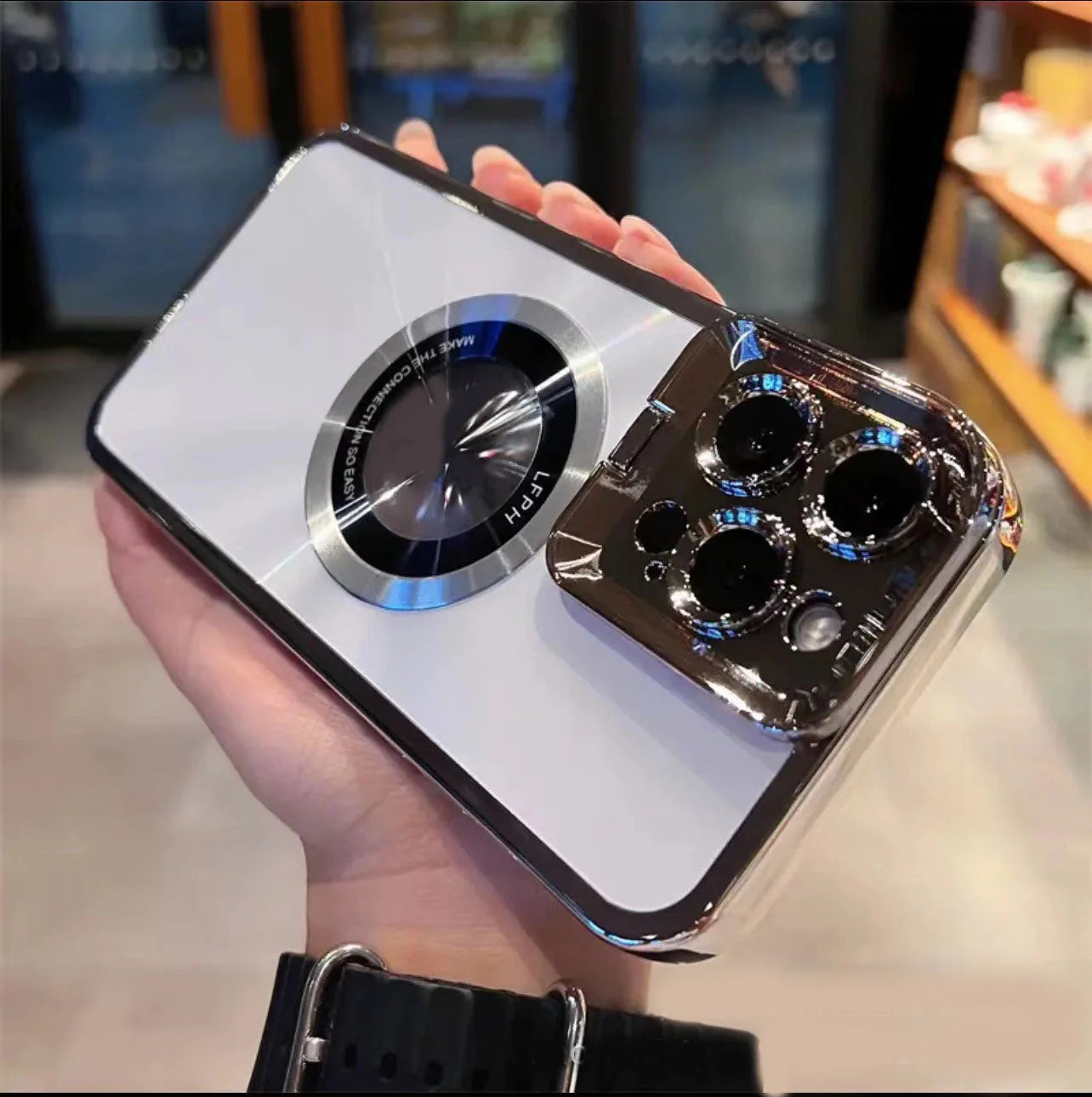 Magnetické puzdro na bajonetový objektív iPhone s