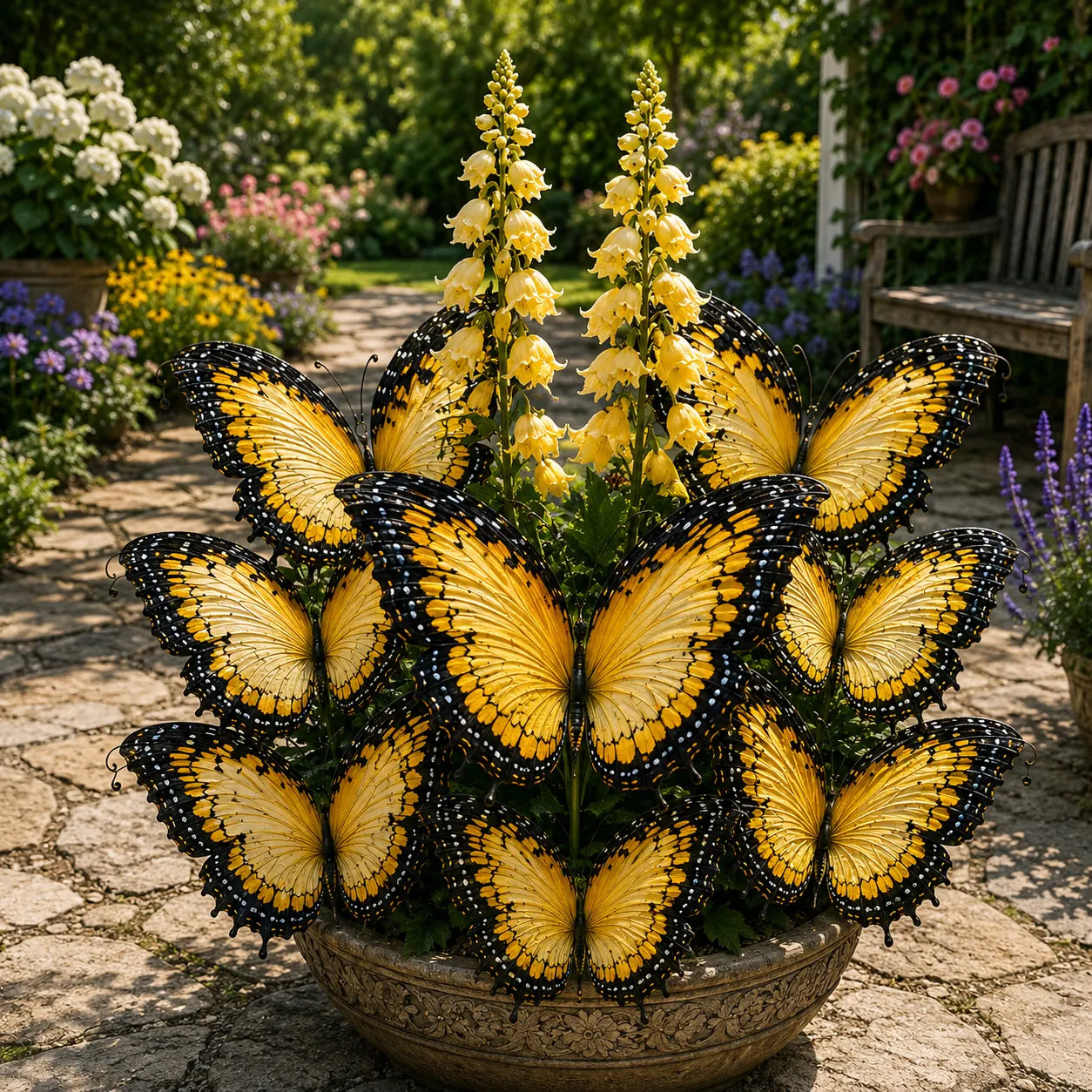🦋 Bulwy funkii Butterfly Garden - 🌸Funkia, która wygląda jak ogród pełen motyli