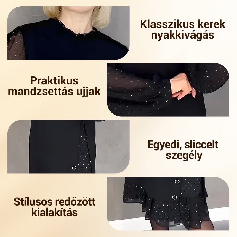 👗【M-3XL】Jesenné a zimné módne šaty-GR 